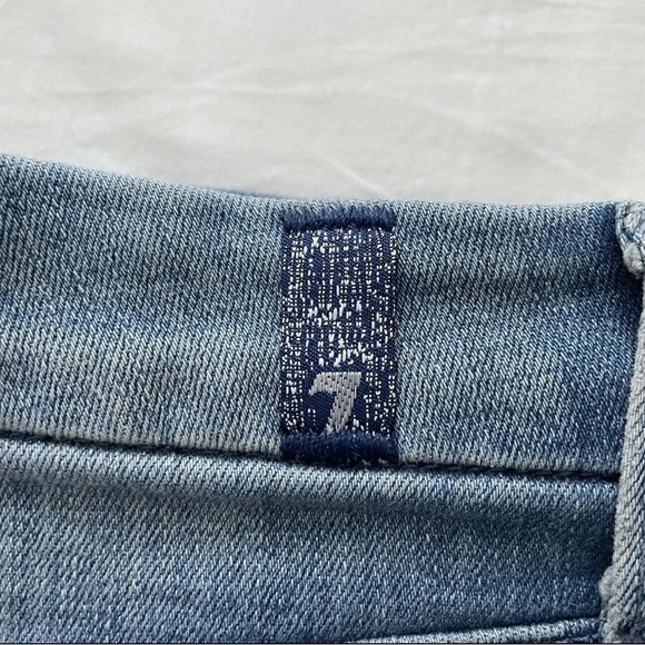 Authentic 7 For All Mankind Kimmie Cropped sz 25 - Picture 4 of 10